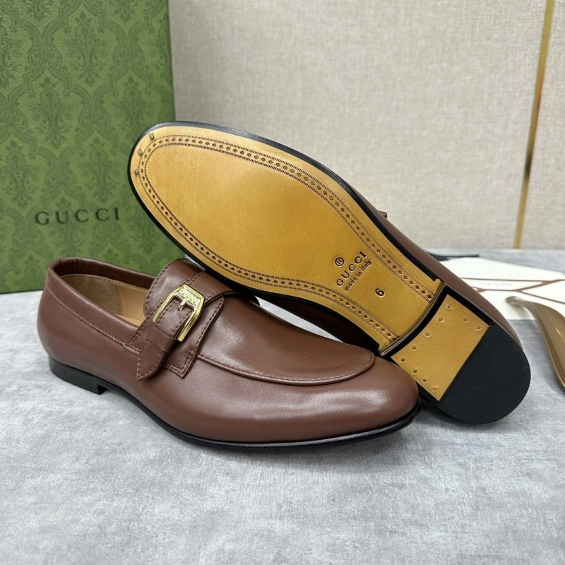 Elegant Gxccx Leather Shoes 165769