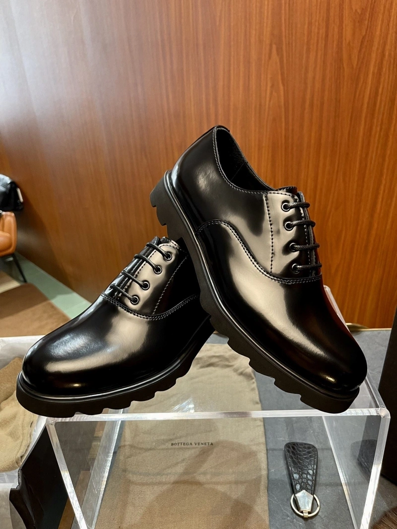 Fashionable Bxttxga Vxnxta Leather Shoes 113282