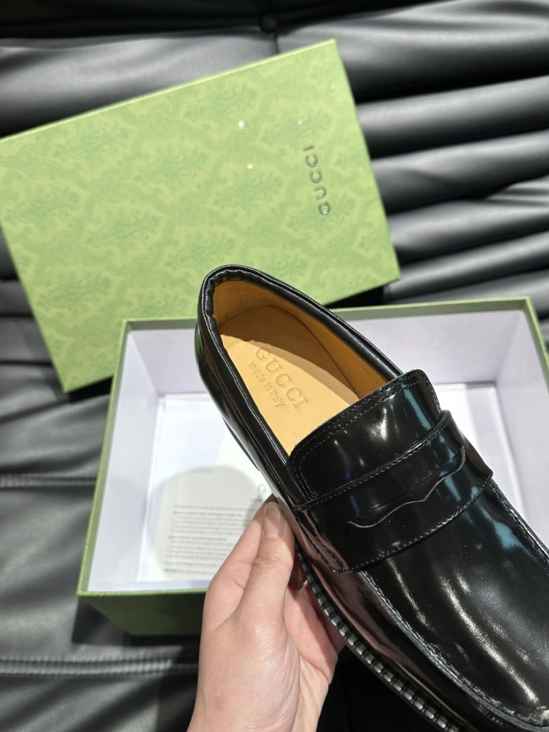 Trendy Gxccx Leather Shoes 165773