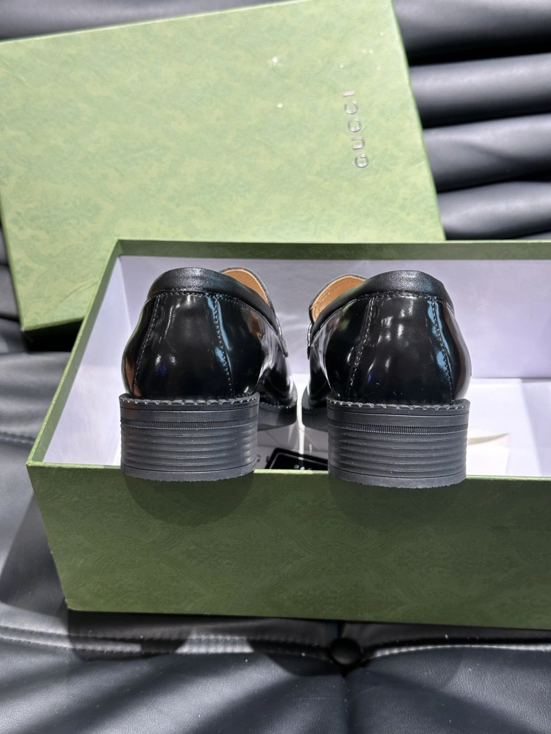 Trendy Gxccx Leather Shoes 165773