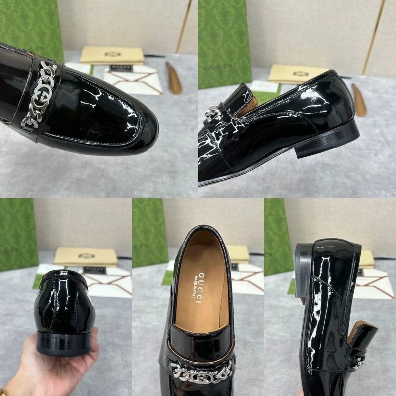 Durable Gxccx Leather Shoes 165752