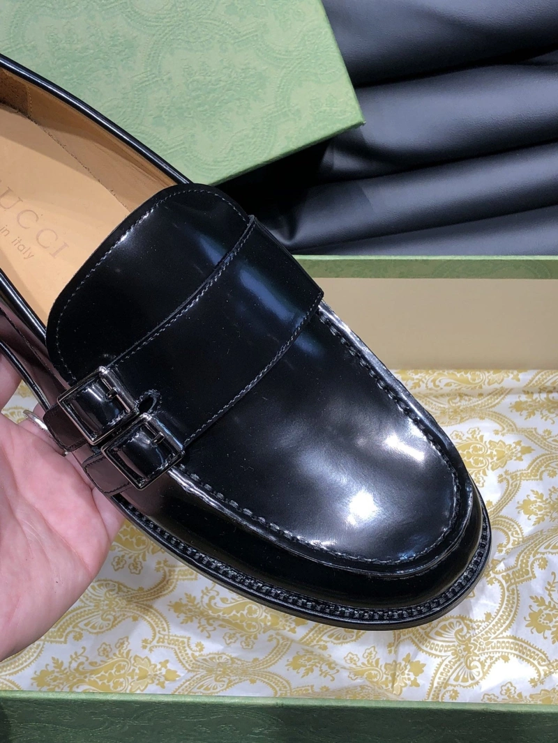 Minimalist Gxccx Leather Shoes 166636