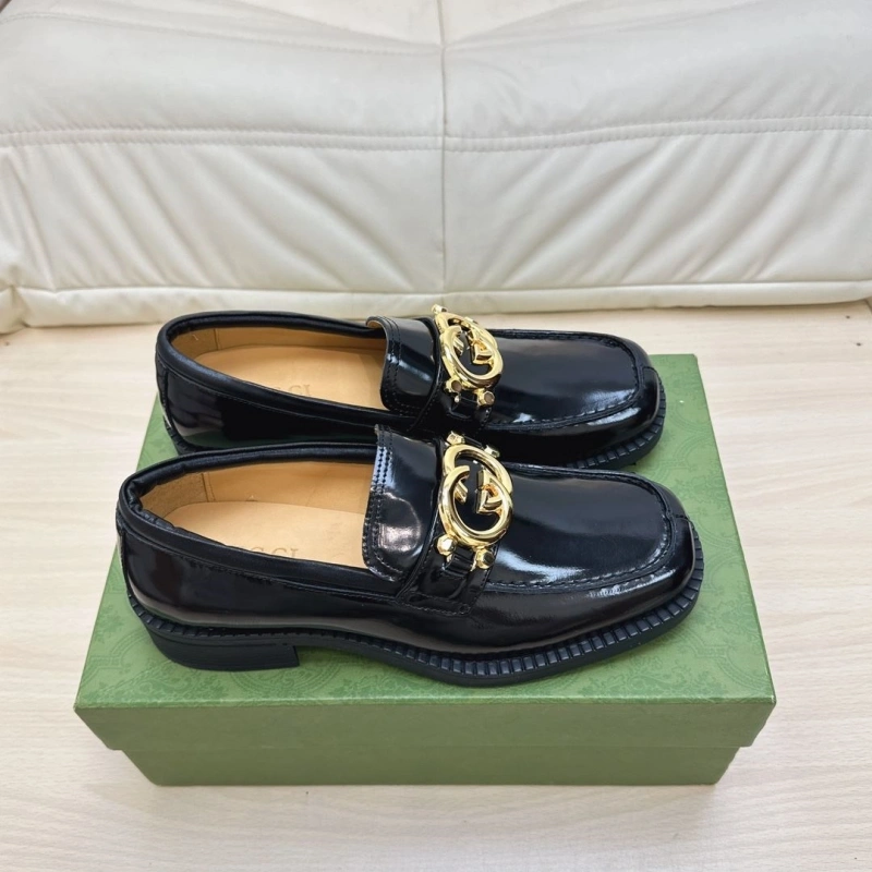 EyeCatching Gxccx Leather Shoes 166612
