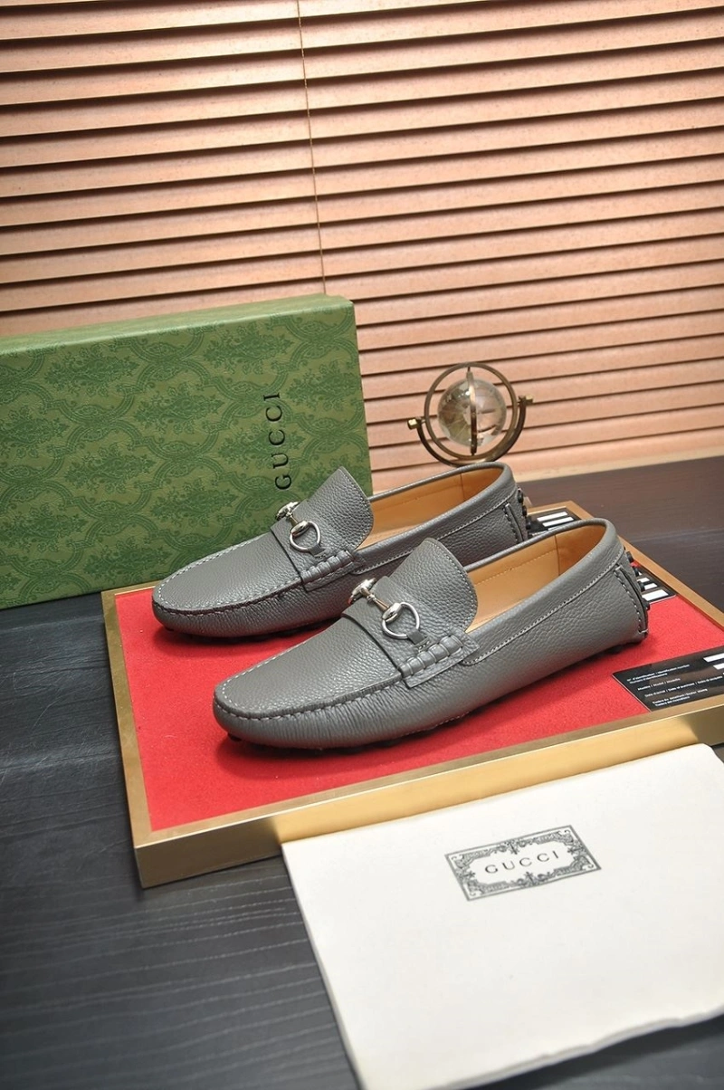 Trendy Gxccx Leather Shoes 166597
