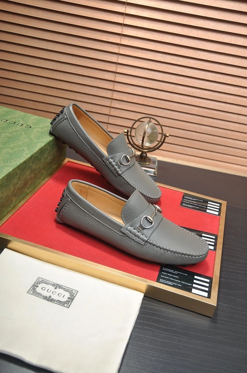 Trendy Gxccx Leather Shoes 166597