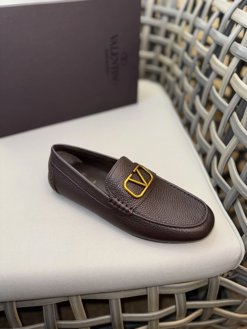 Versatile Vxlxntino Leather Shoes 233168
