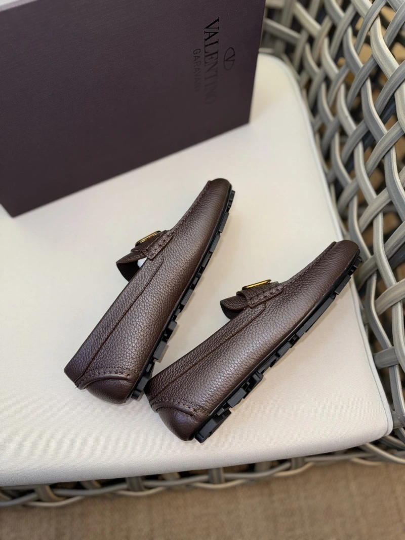 Versatile Vxlxntino Leather Shoes 233168