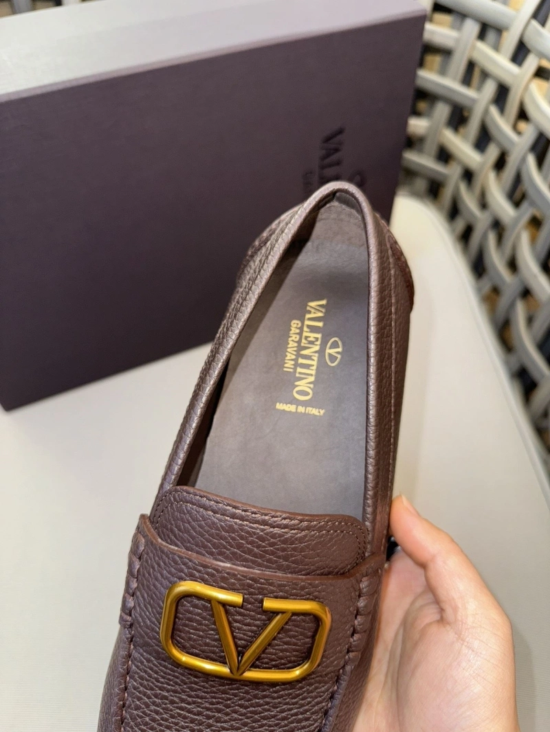 Versatile Vxlxntino Leather Shoes 233168
