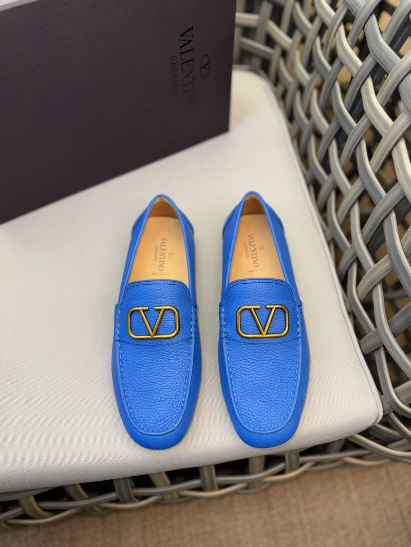 Functional Vxlxntino Leather Shoes 233161