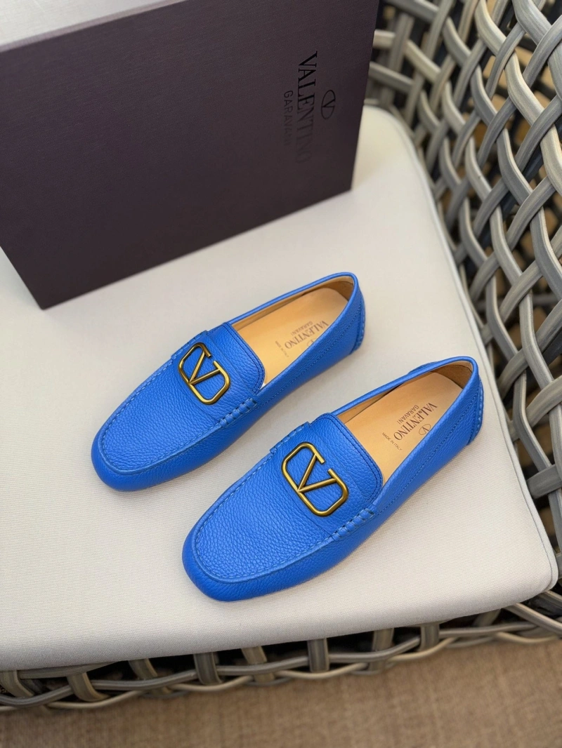 Functional Vxlxntino Leather Shoes 233161