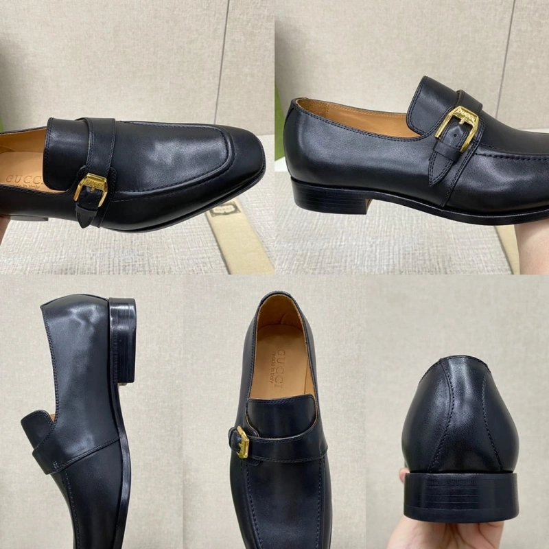 Versatile Gxccx Leather Shoes 166577