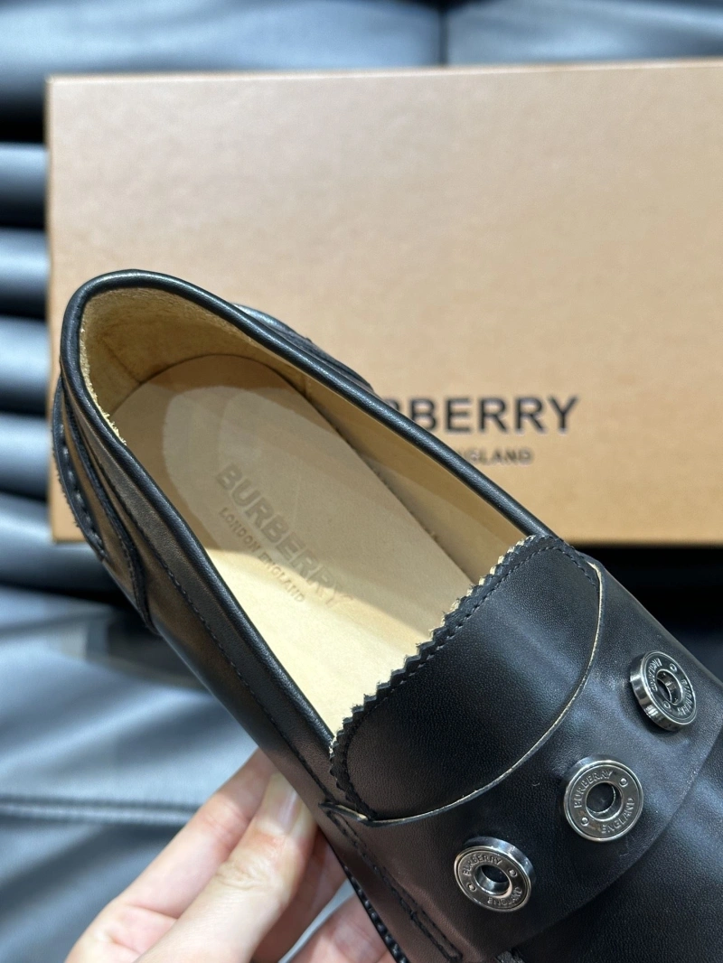 Versatile Bxrbxrry Leather Shoes 115599