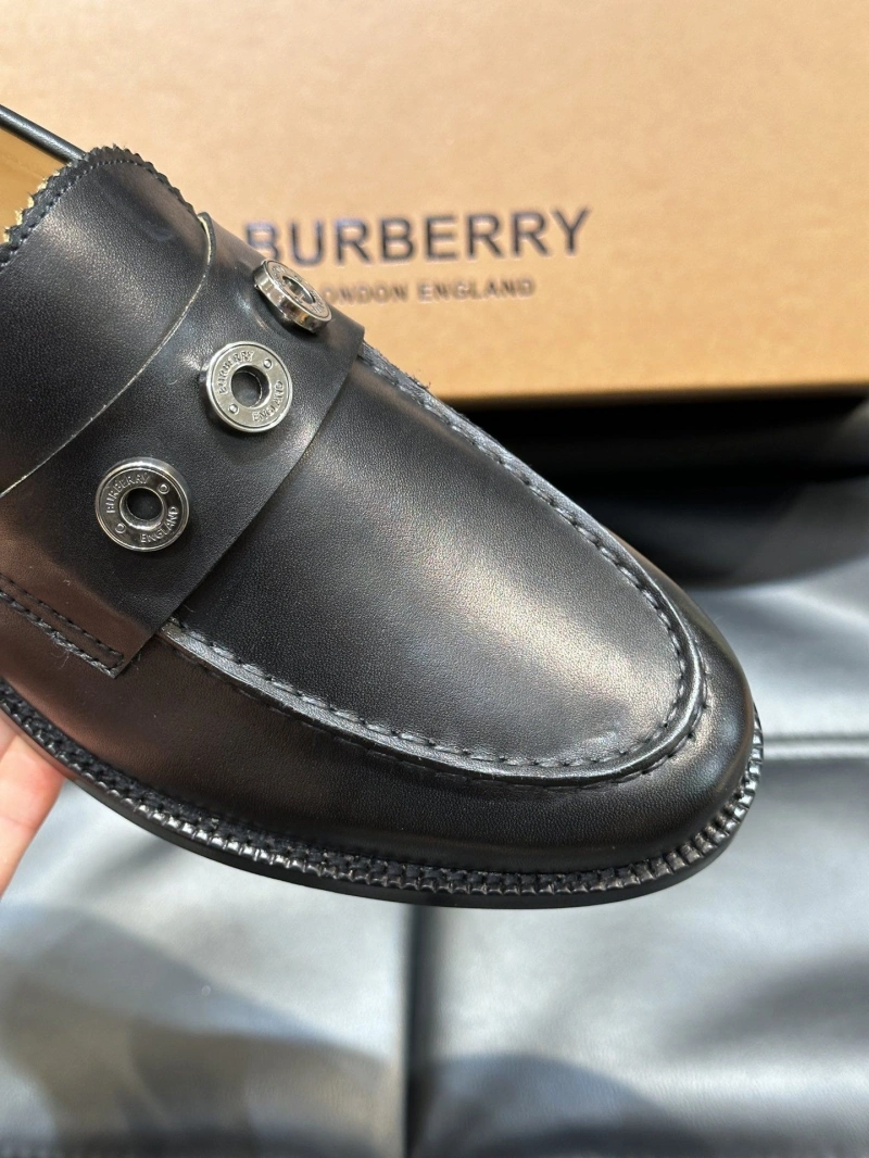Versatile Bxrbxrry Leather Shoes 115599