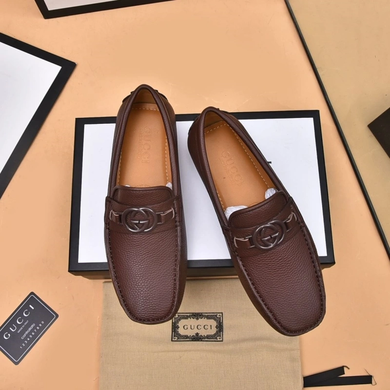 Gxccx Leather Shoes Flexible 166550