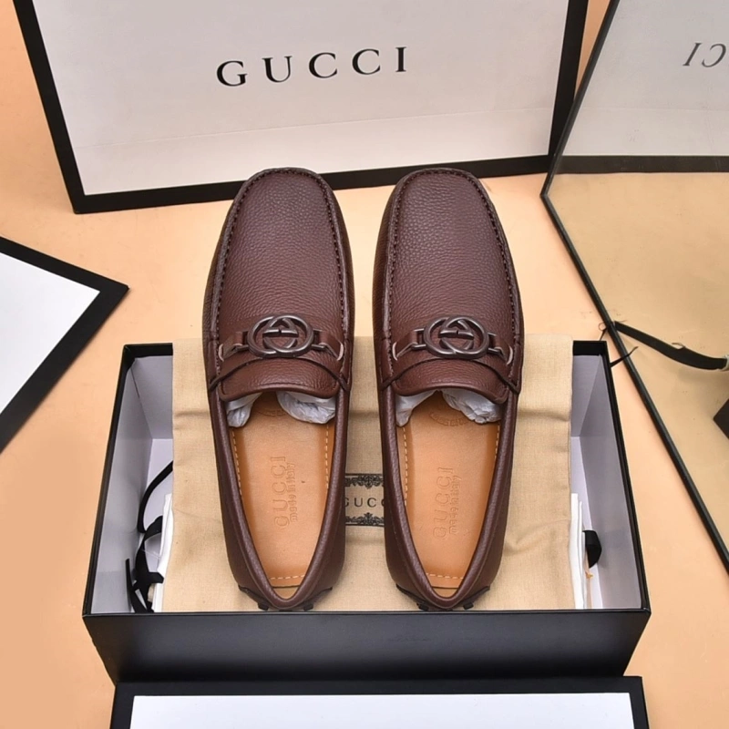 Gxccx Leather Shoes Flexible 166550