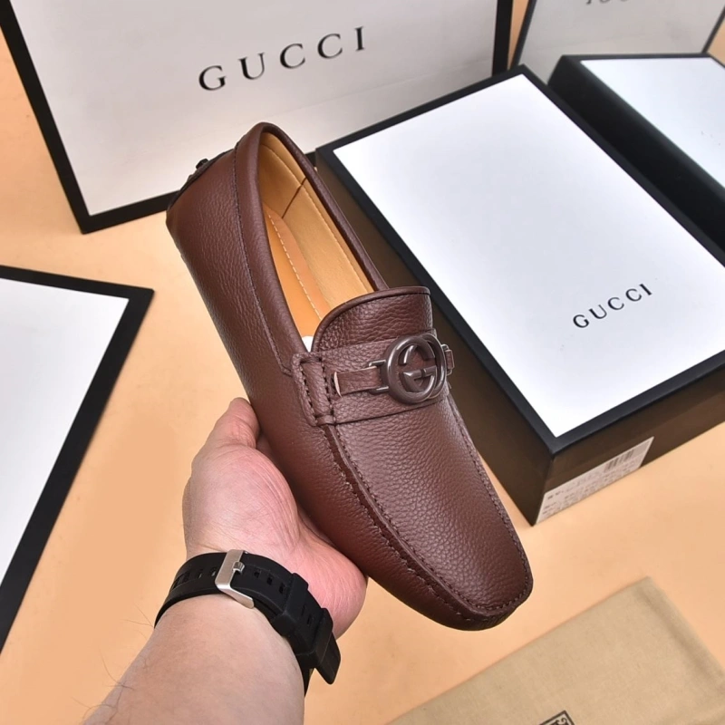 Gxccx Leather Shoes Flexible 166550