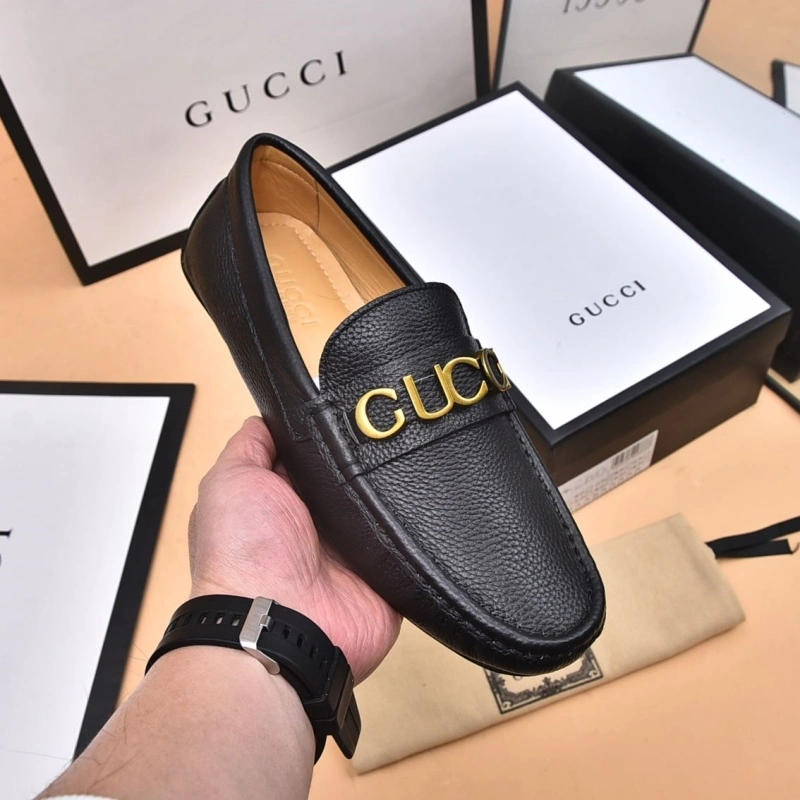 Flexible Gxccx Leather Shoes 155039