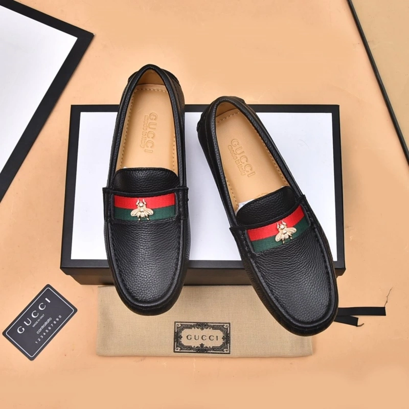 Trendy Gxccx Leather Shoes 166562