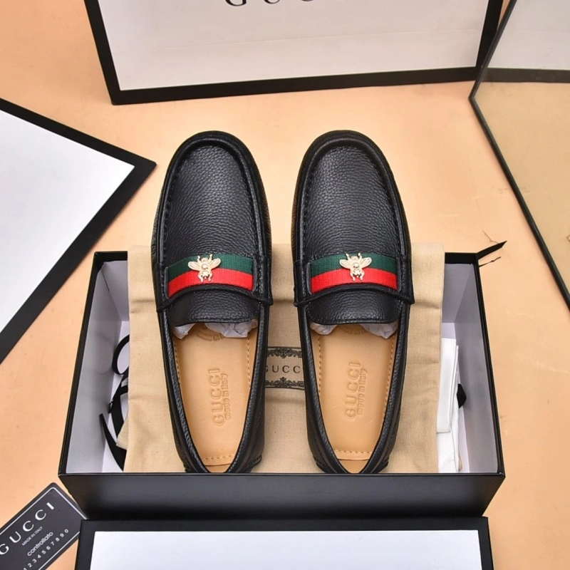 Trendy Gxccx Leather Shoes 166562
