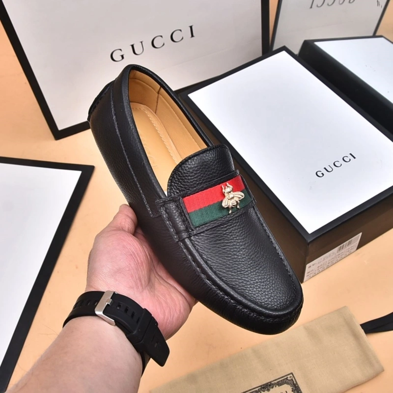 Trendy Gxccx Leather Shoes 166562