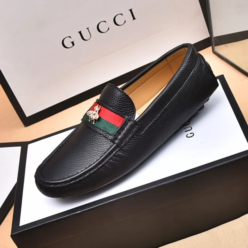 Trendy Gxccx Leather Shoes 166562