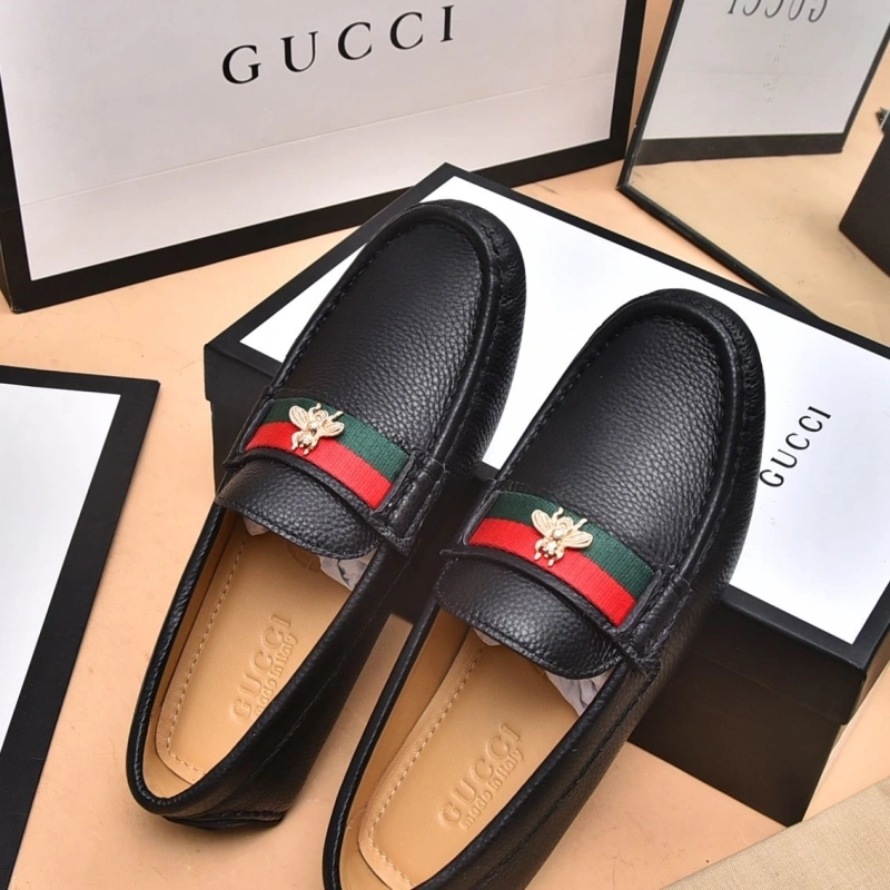 Trendy Gxccx Leather Shoes 166562