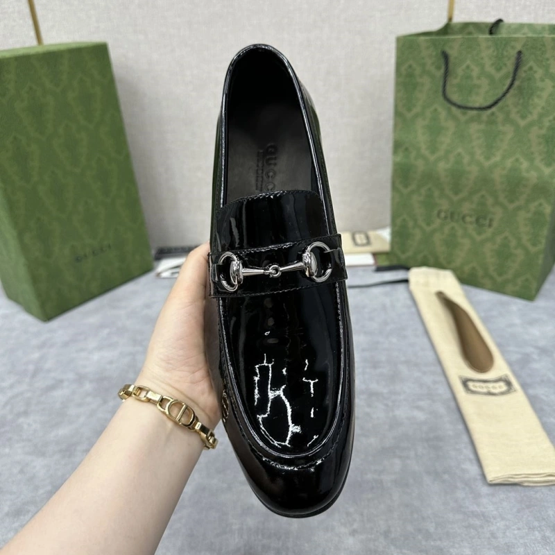 Gxccx Leather Shoes Bright 166535