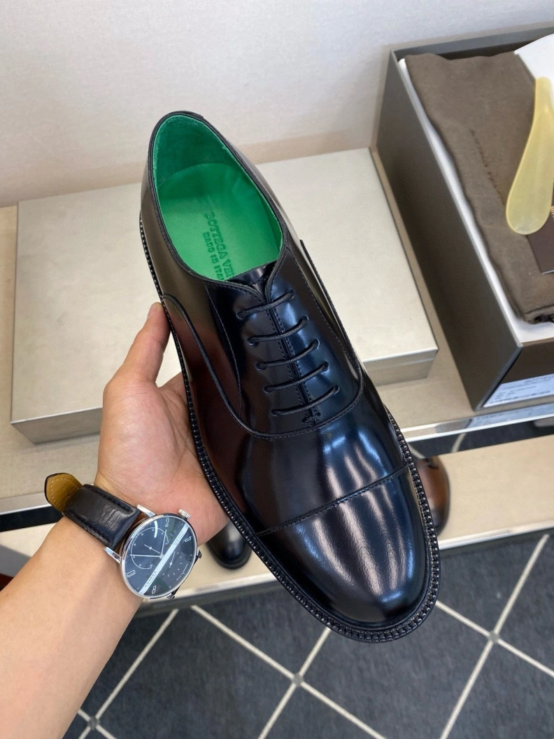 Sophisticated Bxttxga Vxnxta Leather Shoes 112389