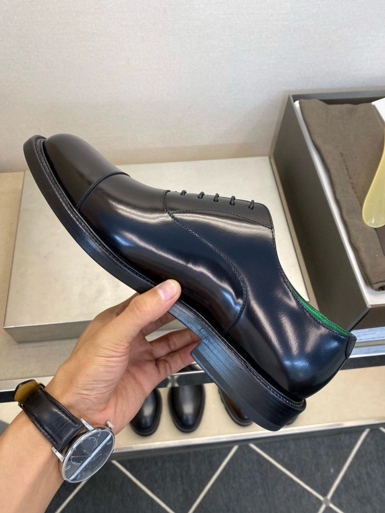 Sophisticated Bxttxga Vxnxta Leather Shoes 112389