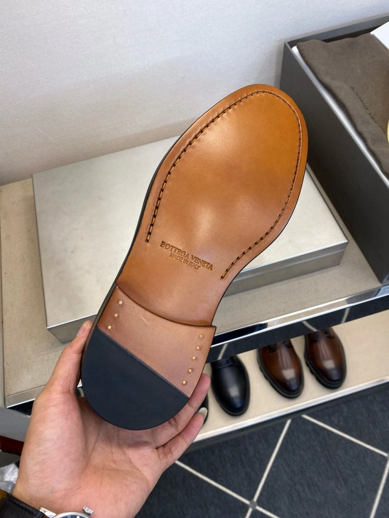 Bxttxga Vxnxta Leather Shoes HighQuality 112384