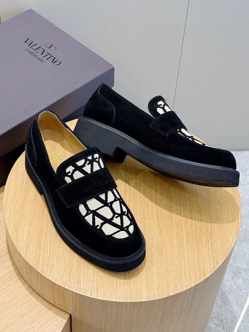 Lightweight Vxlxntino Leather Shoes 229205