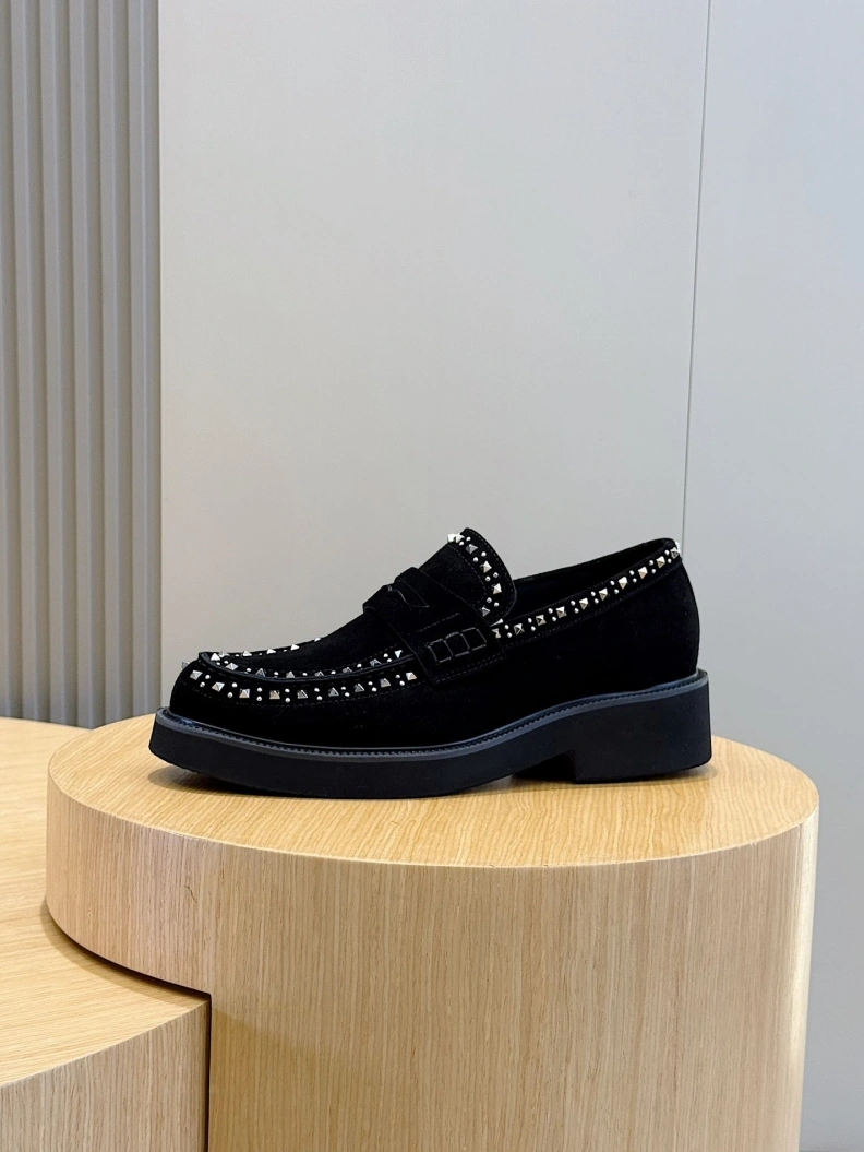 Practical Vxlxntino Leather Shoes 229189