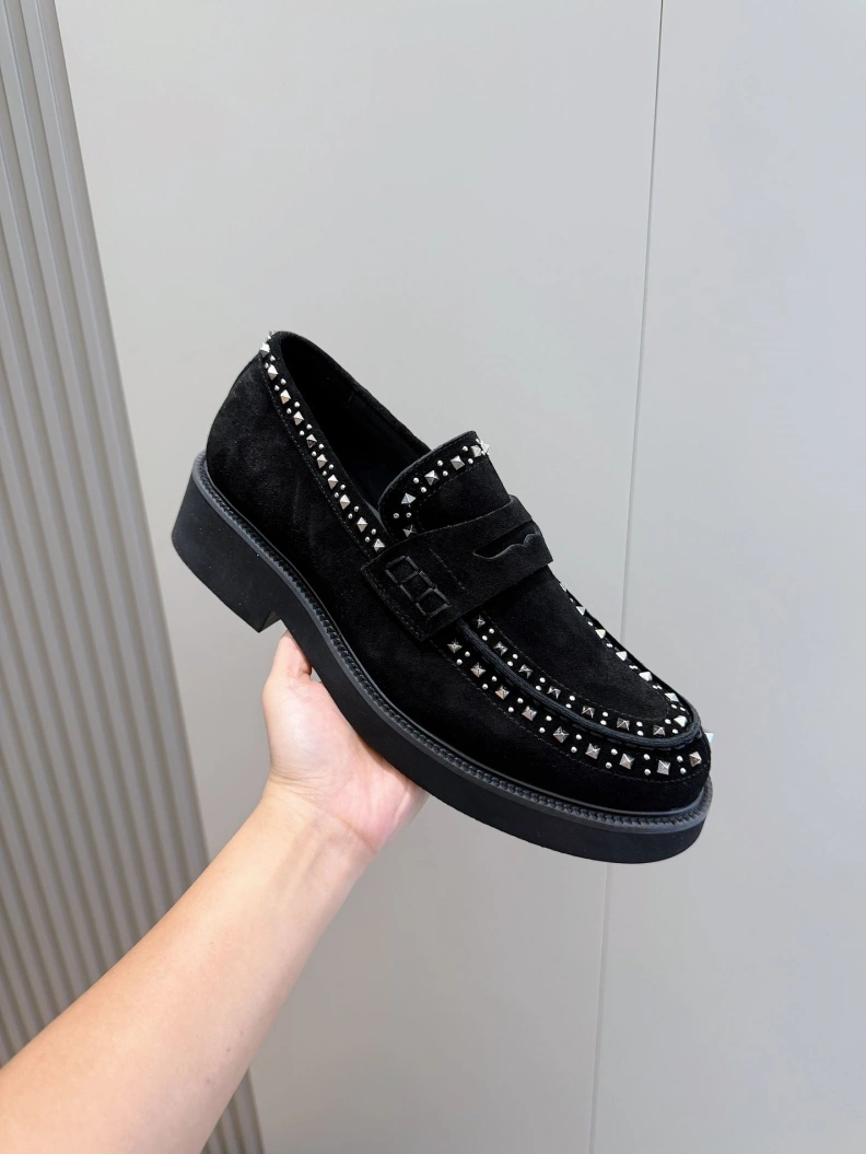 Practical Vxlxntino Leather Shoes 229189