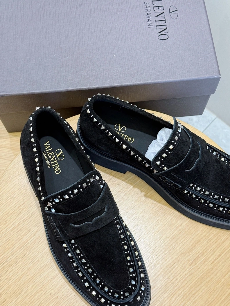 Practical Vxlxntino Leather Shoes 229189