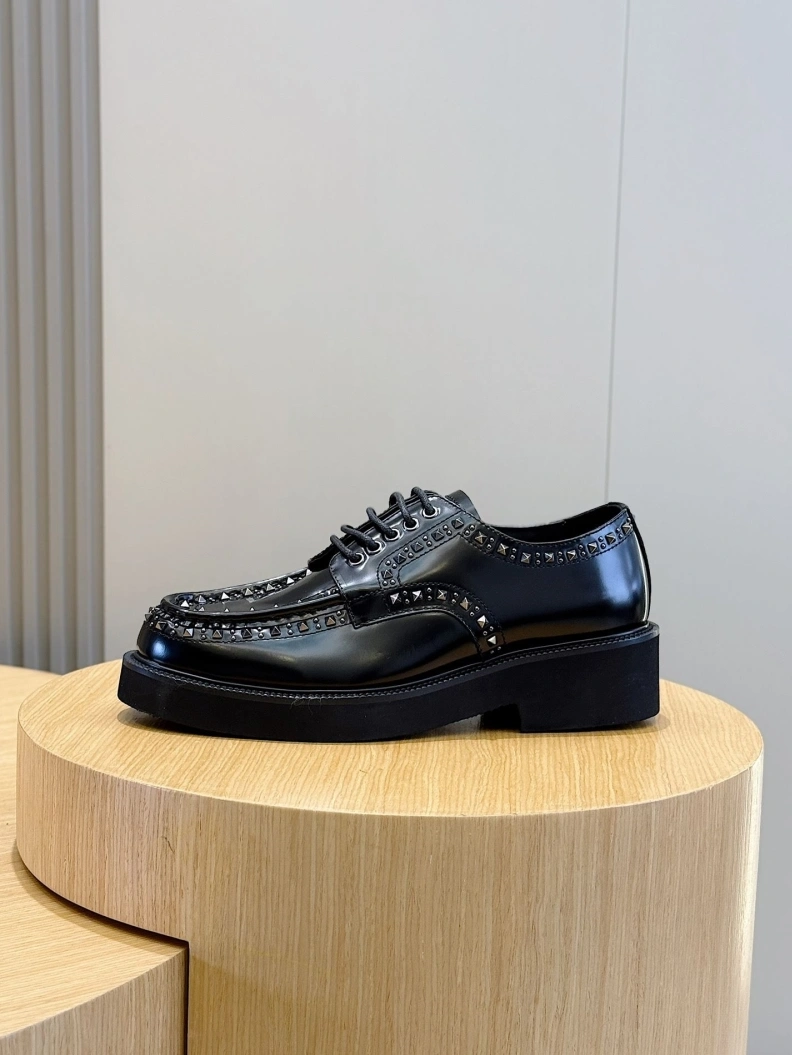 Trendy Vxlxntino Leather Shoes 229195