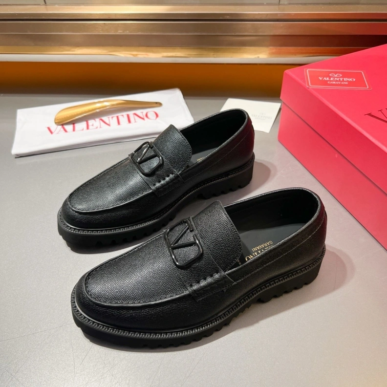Breathable Vxlxntino Leather Shoes 229203