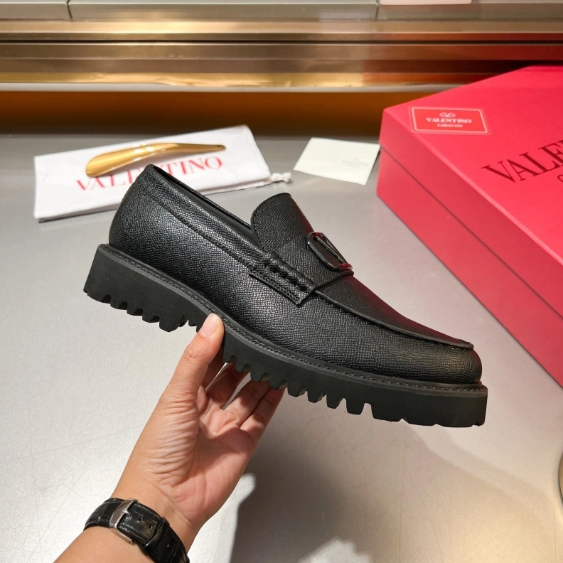 Breathable Vxlxntino Leather Shoes 229203