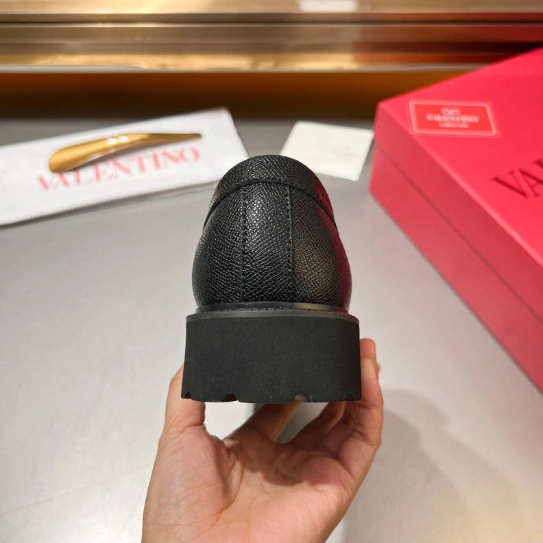 Breathable Vxlxntino Leather Shoes 229203