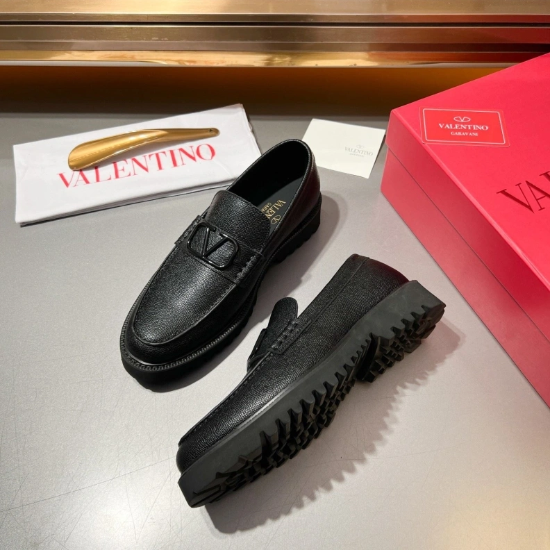 Breathable Vxlxntino Leather Shoes 229203