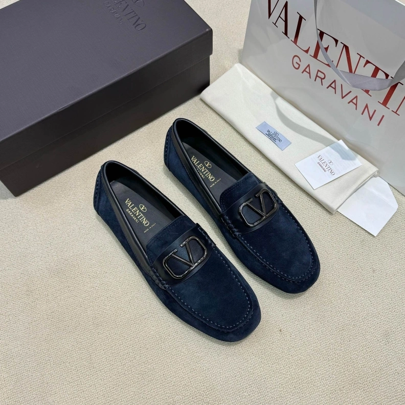 Sophisticated Vxlxntino Leather Shoes 229188
