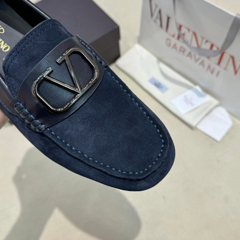 Sophisticated Vxlxntino Leather Shoes 229188