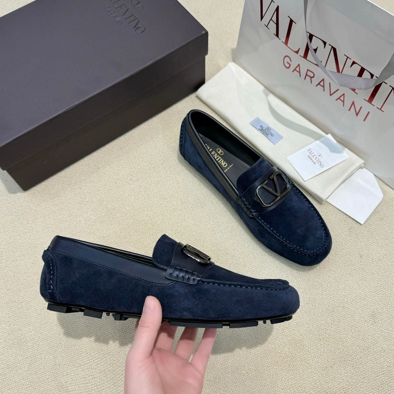 Sophisticated Vxlxntino Leather Shoes 229188