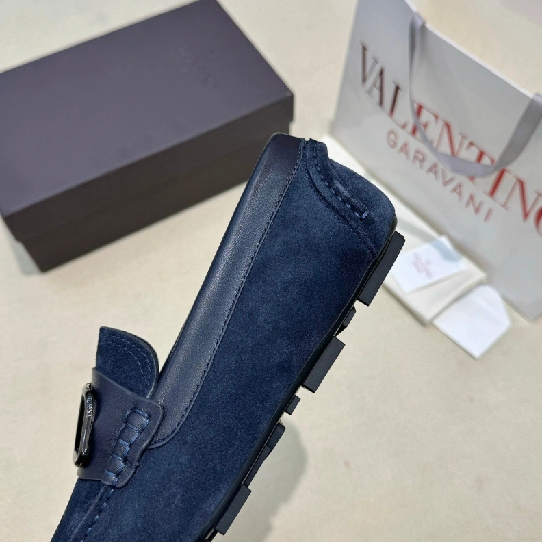 Sophisticated Vxlxntino Leather Shoes 229188