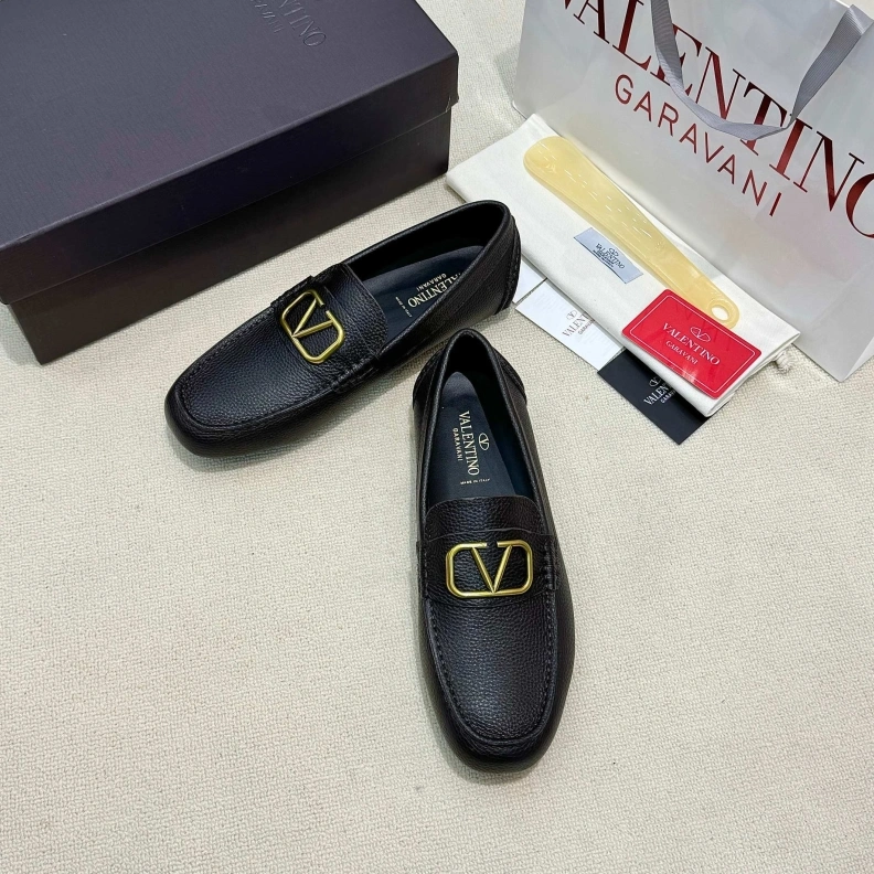 Sophisticated Vxlxntino Leather Shoes 229182