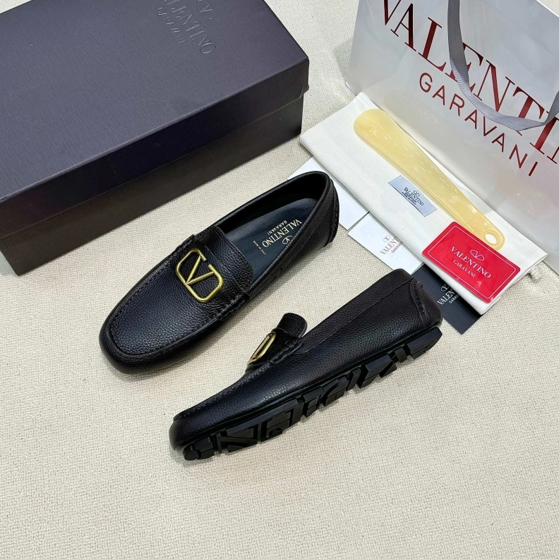 Sophisticated Vxlxntino Leather Shoes 229182