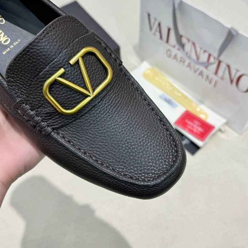 Sophisticated Vxlxntino Leather Shoes 229182