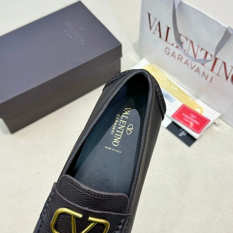 Sophisticated Vxlxntino Leather Shoes 229182