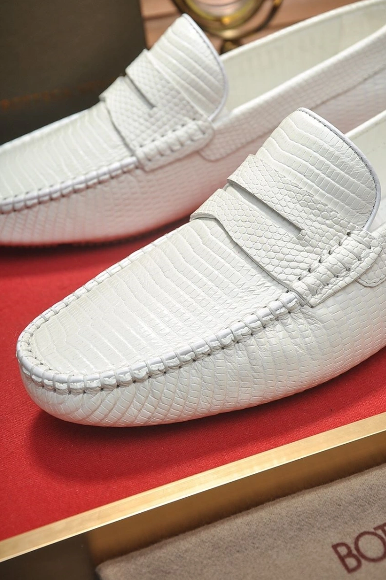 Lightweight Bxttxga Vxnxta Leather Shoes 112451
