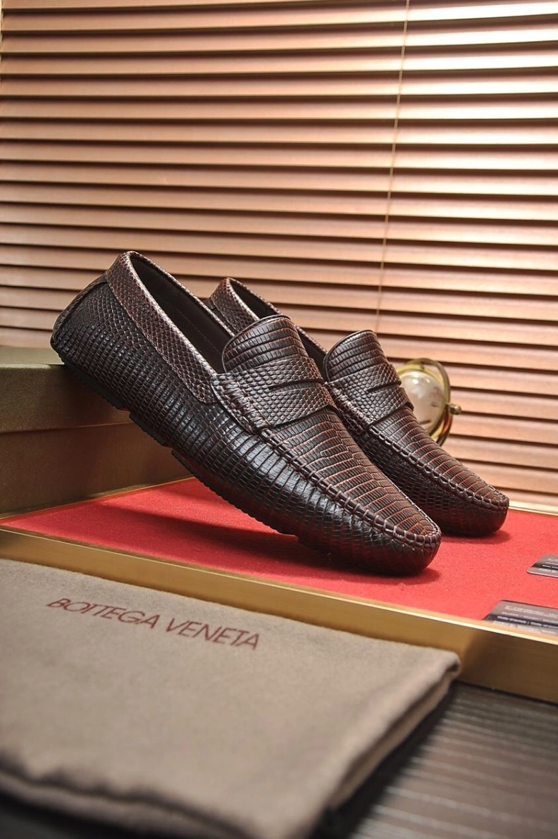 Efficient Bxttxga Vxnxta Leather Shoes 112448