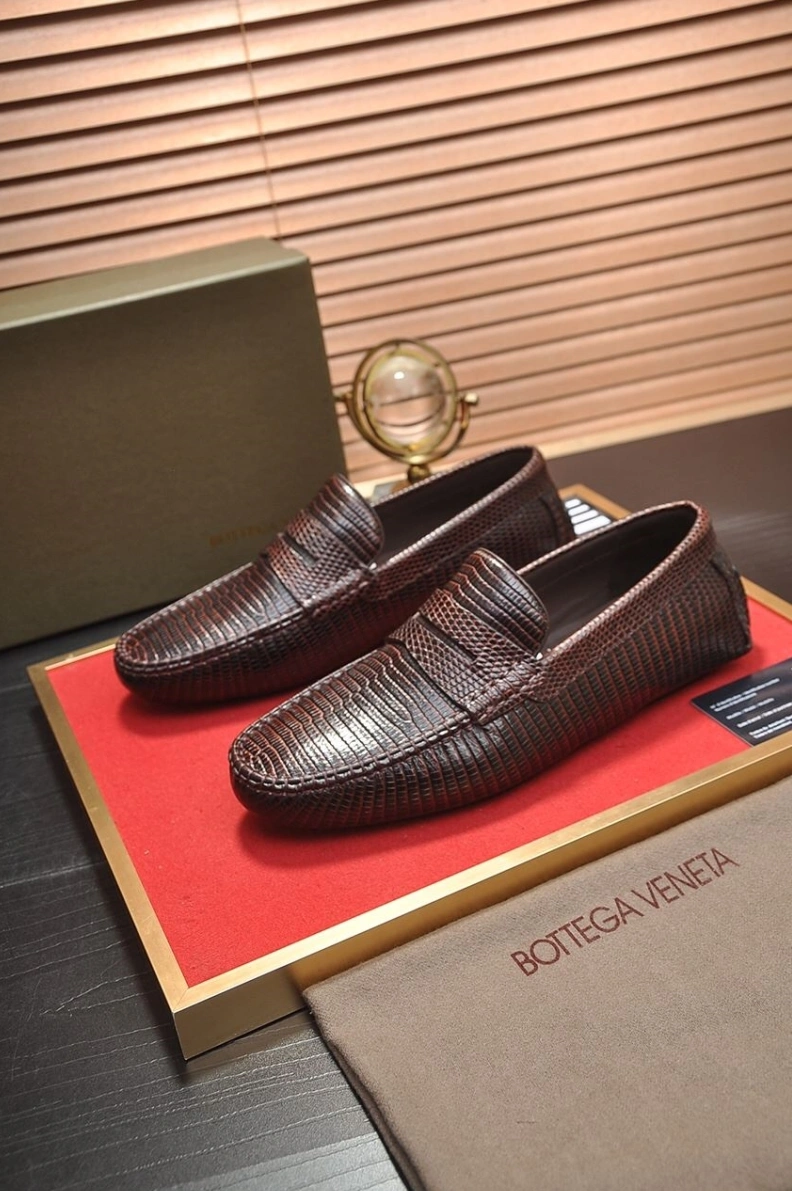 Efficient Bxttxga Vxnxta Leather Shoes 112448